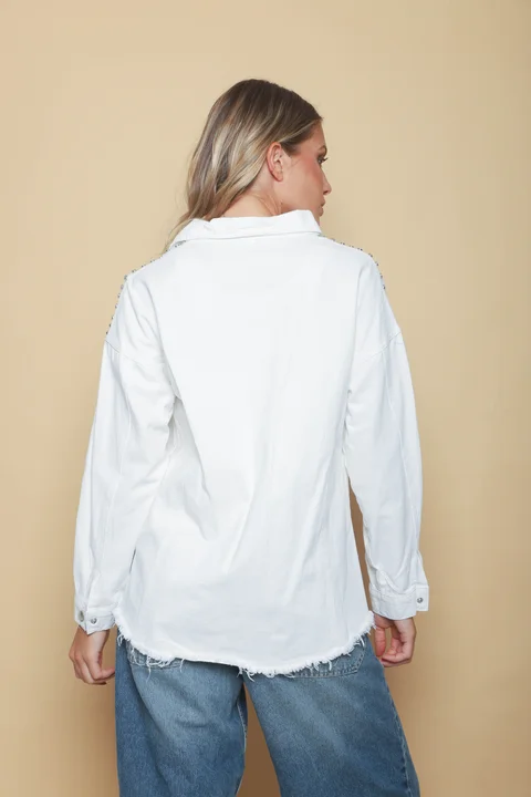 Camisaco RAPSODY gabardina c/tachas GUK70170