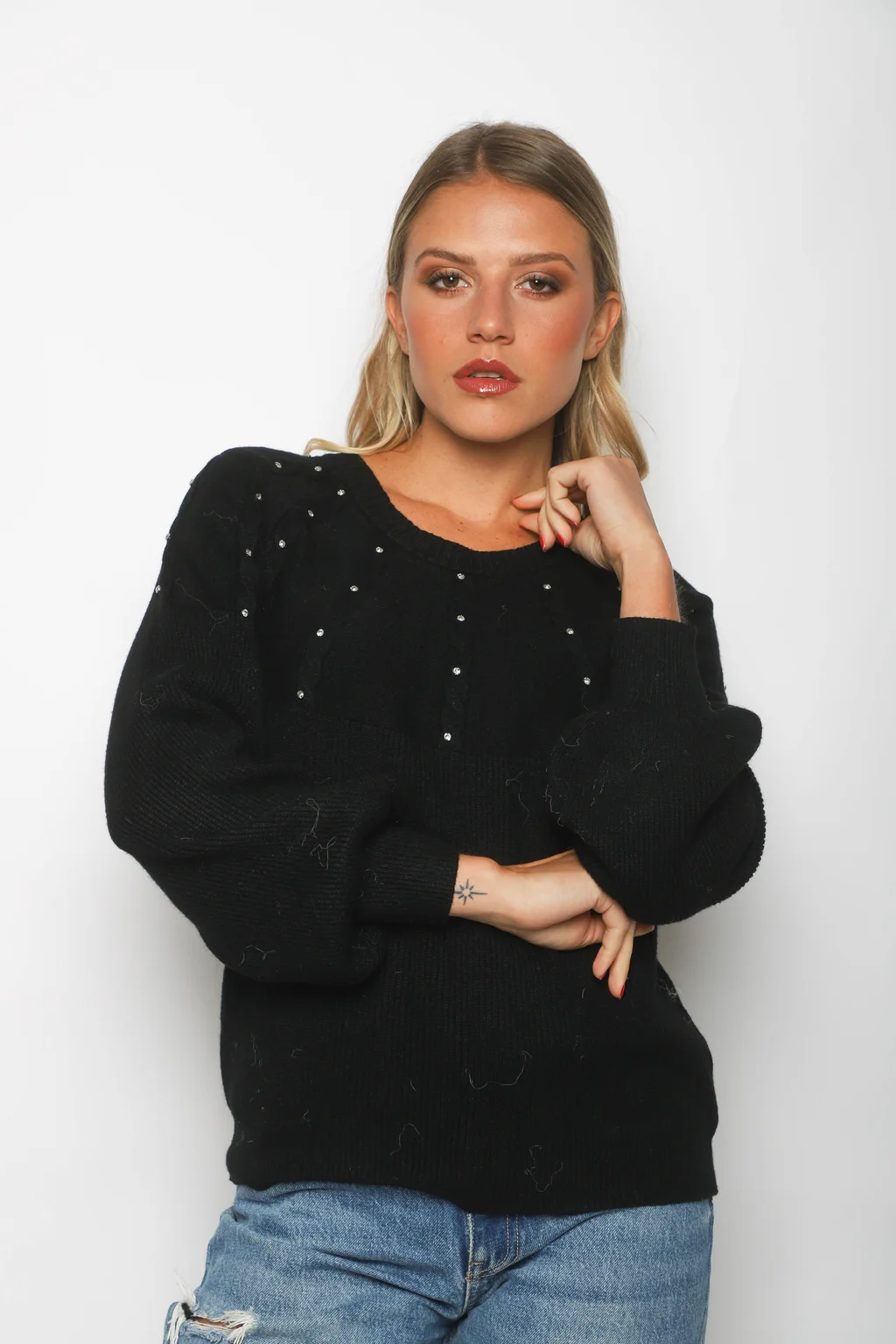 Sweater KANU Bremer con Apliques GUL802