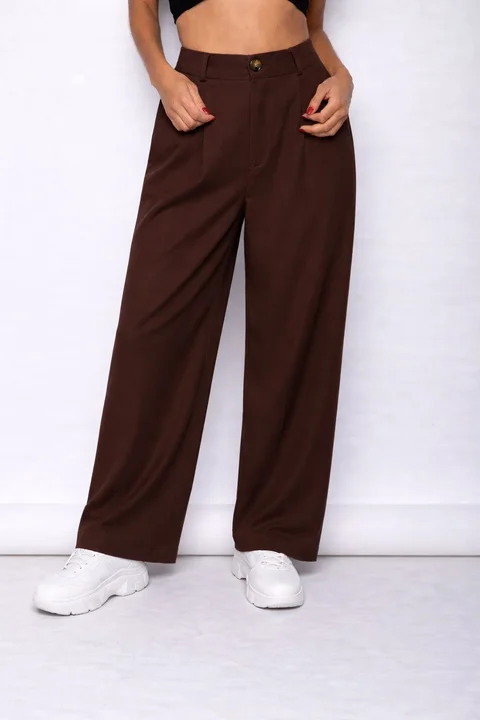 Pantalón JANE Sastrero con pasa cinto y elastico GUP33019