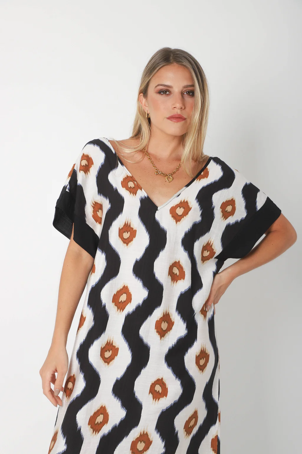 Vestido DOMINIQUE SERI LINO GUK70143-3