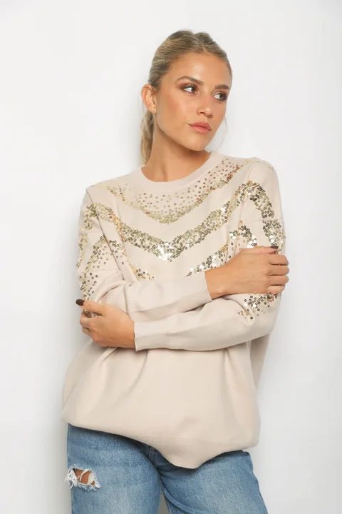 Sweater ANBAR c/ Brillos GU67701