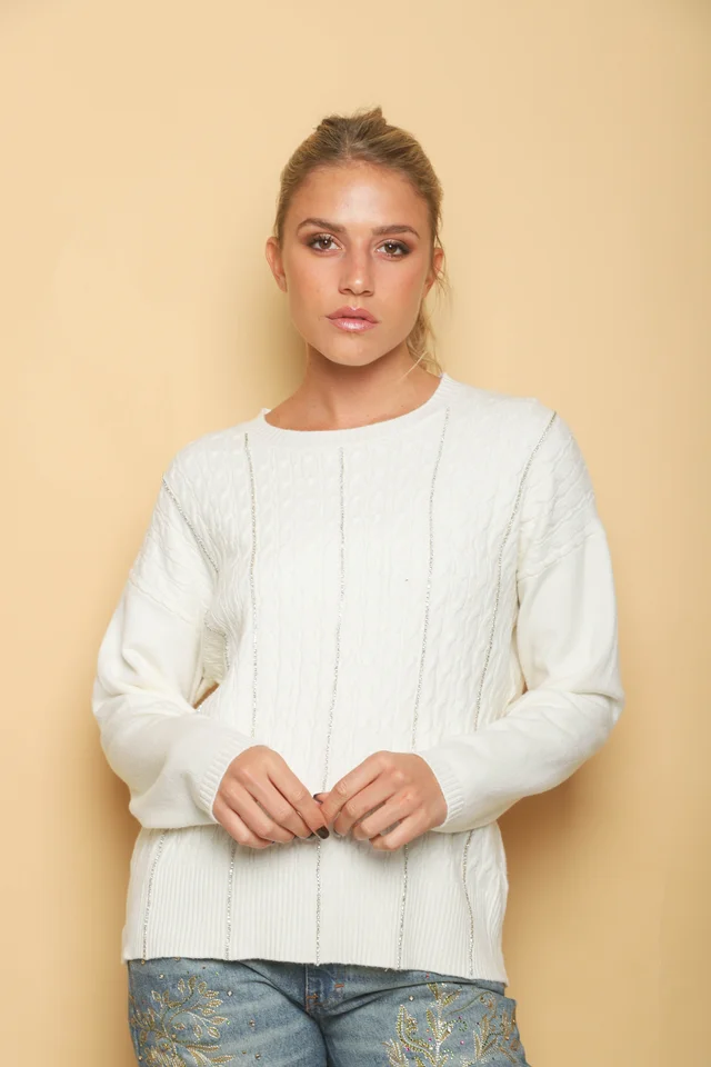 Sweater DANERI c/strass GUL850