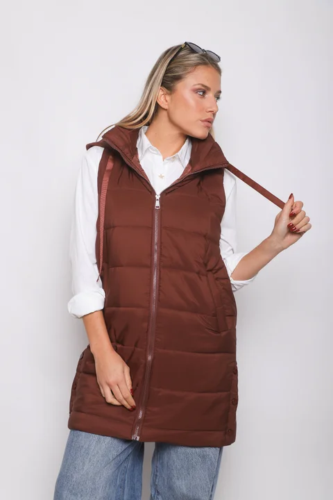 Chaleco Largo Botones ALPES GU98507