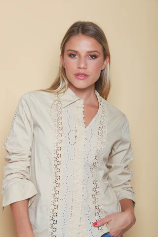 Camisa KARLY C/ Puntilla GUK4115 - Vista 6