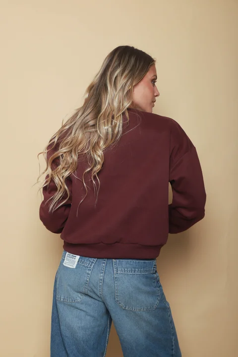 Buzo WHO CARES Gamuzado GUK70076