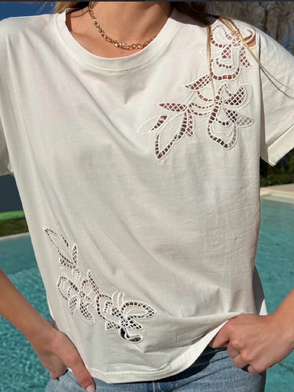 Remera DENCEL Bordada GU10712