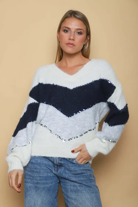 Sweater DARLING Bordado Tricolor GU250642