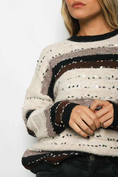 Sweater ADIGIO c/lentejuelas GUL831