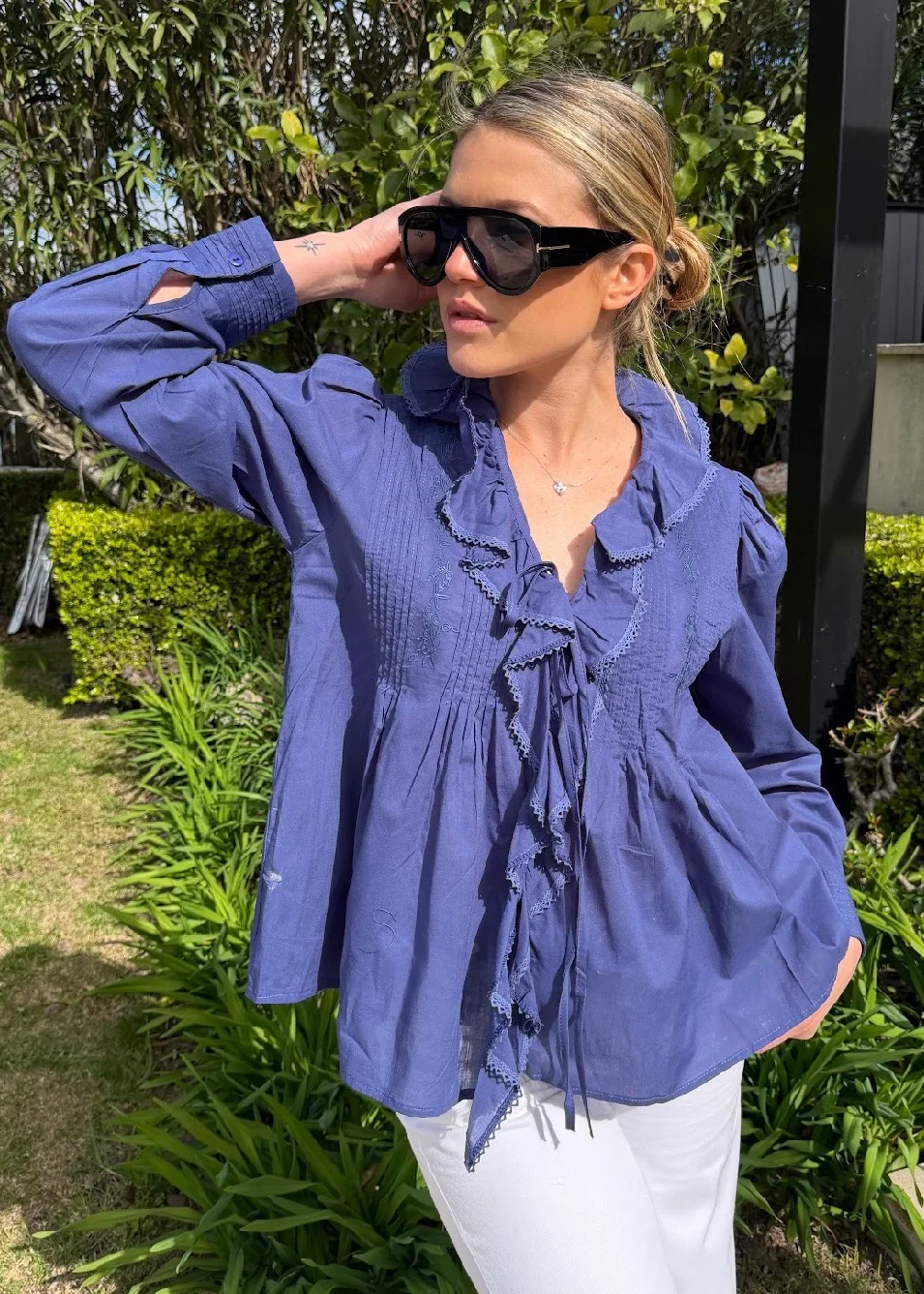 Camisa CARLY Con Volado GU70257