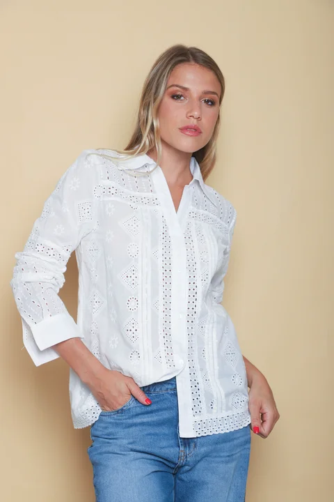 Camisa Broadway Brodery GUK70039