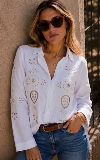 Camisa NERJA Bordada GU0535 - Vista 3