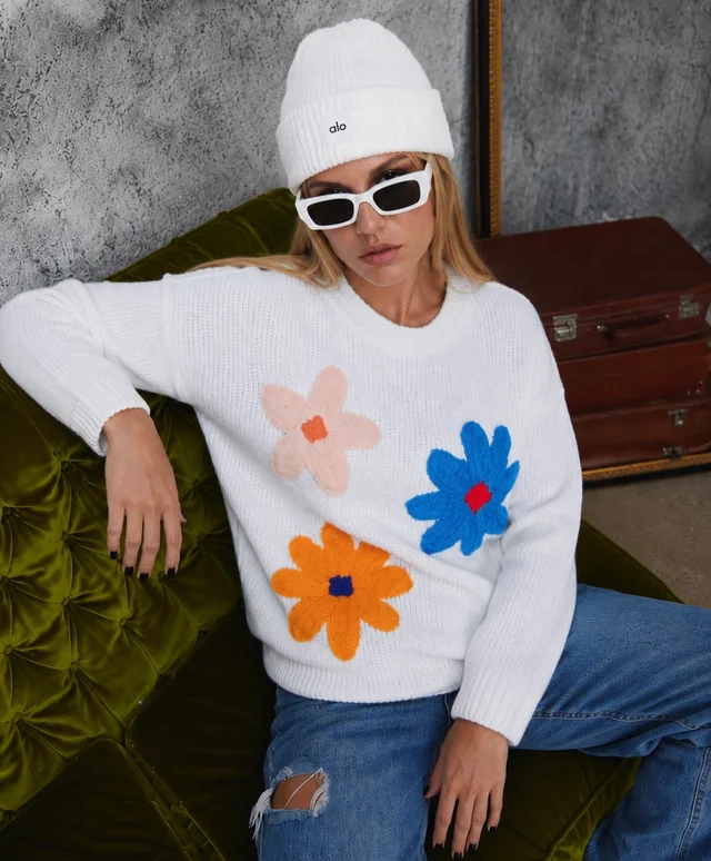 Sweater Flower Bordado GUL661
