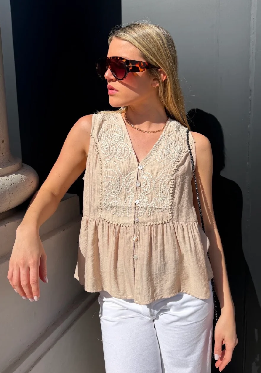 Blusa SUCRE Bordada GUV56