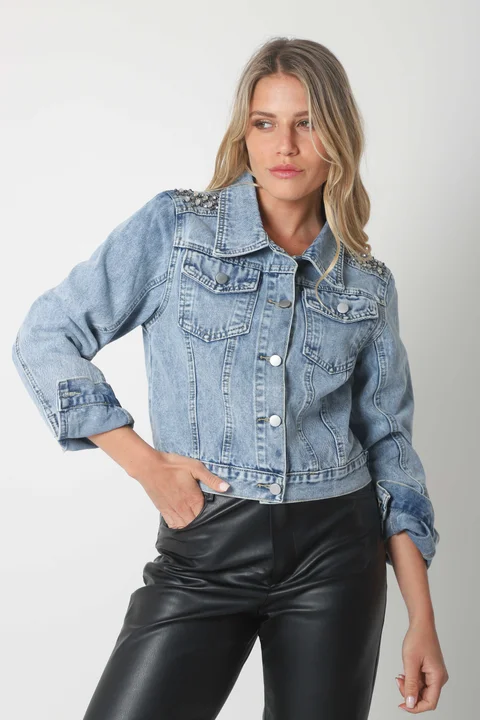 Campera JEAN VERSALLES C/ Piedras C12_1