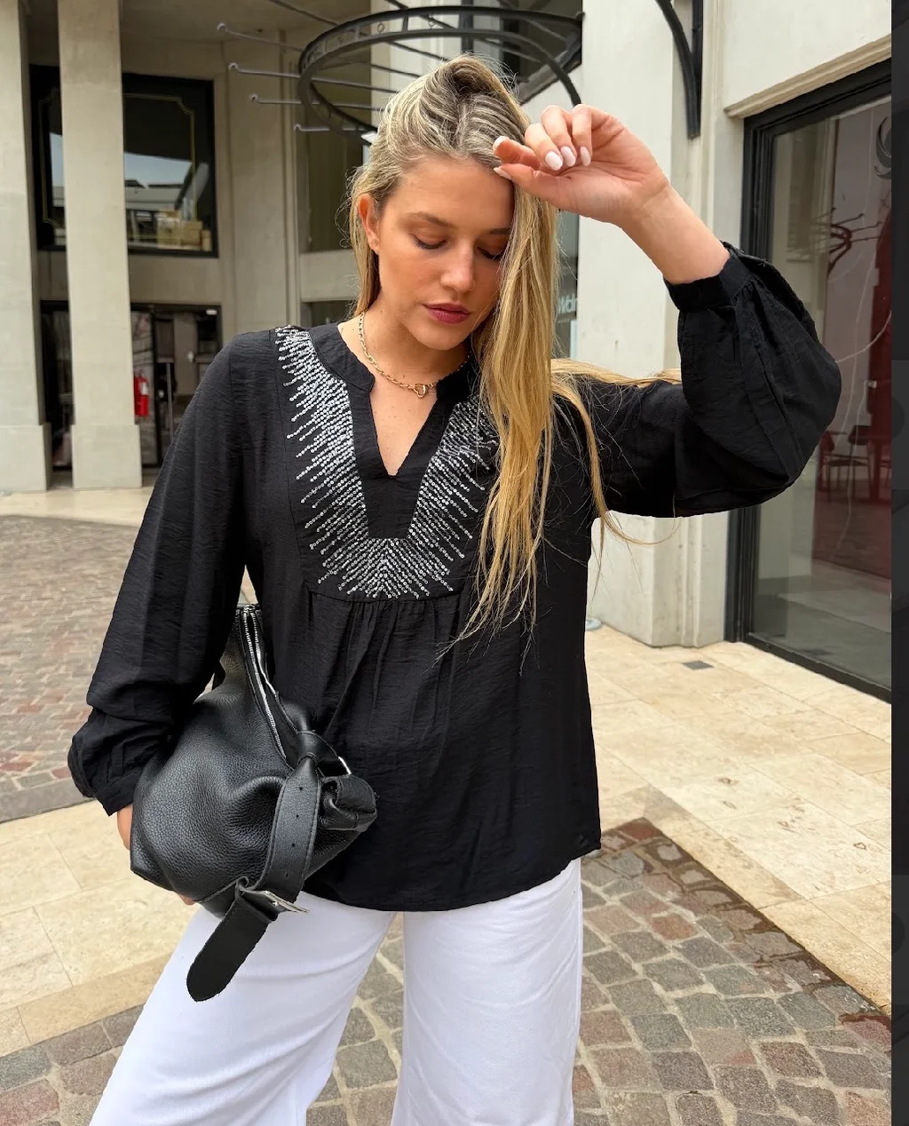 Blusa GUILBOA Bordada GU 6217