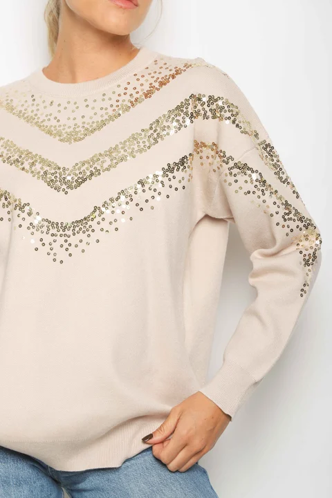 Sweater ANBAR c/ Brillos GU67701
