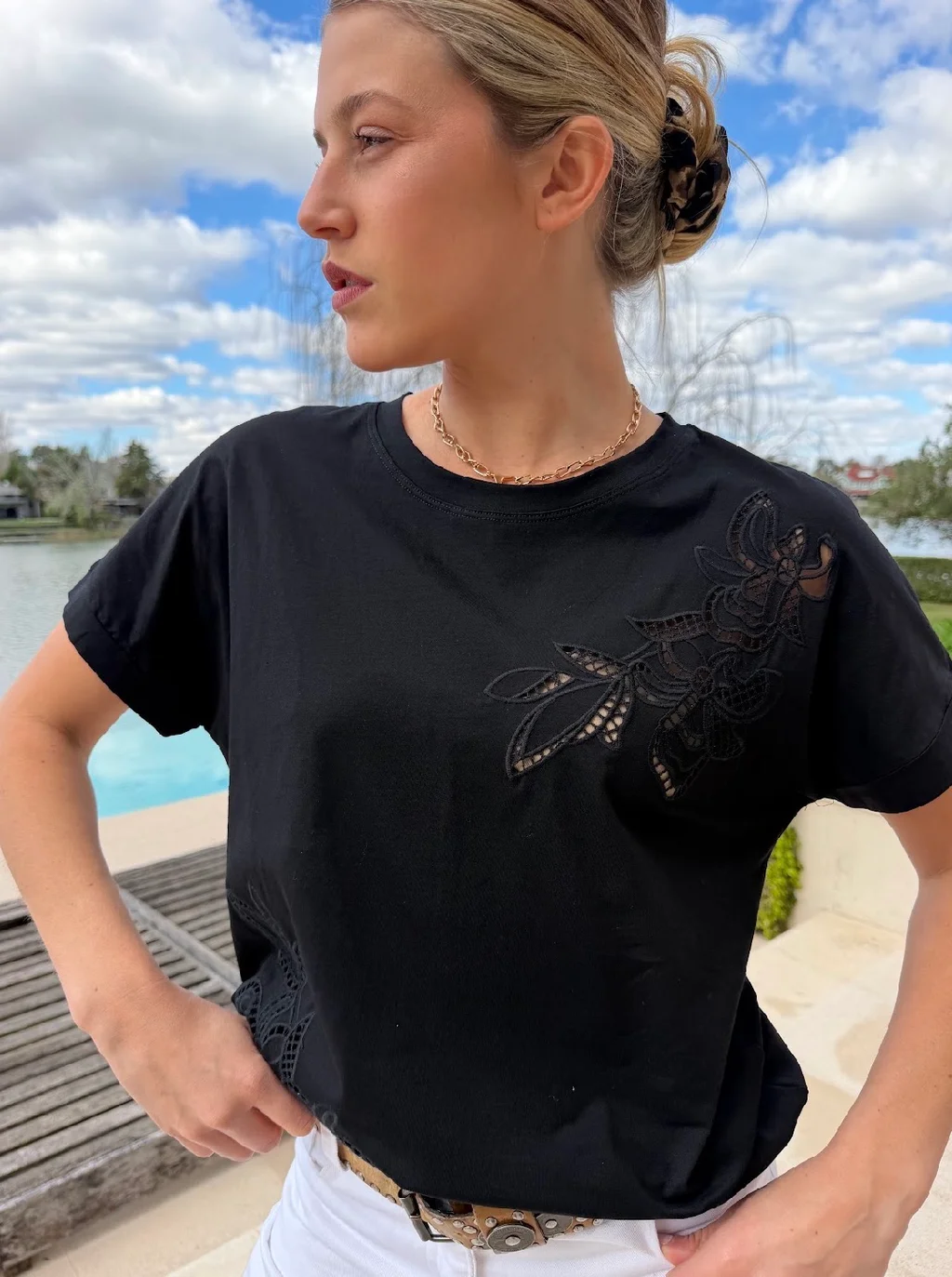 Remera DENCEL Bordada GU10712