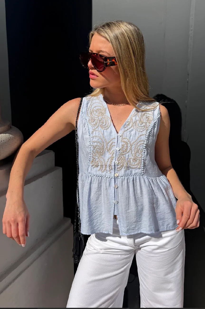 Blusa SUCRE Bordada GUV56