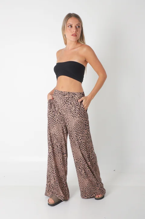 Pantalon Kavanah Modal Print c/ Bolsillos