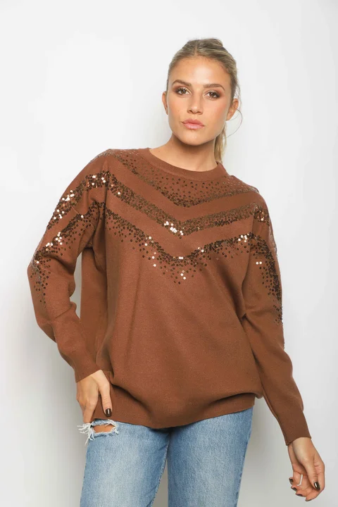 Sweater ANBAR c/ Brillos GU67701