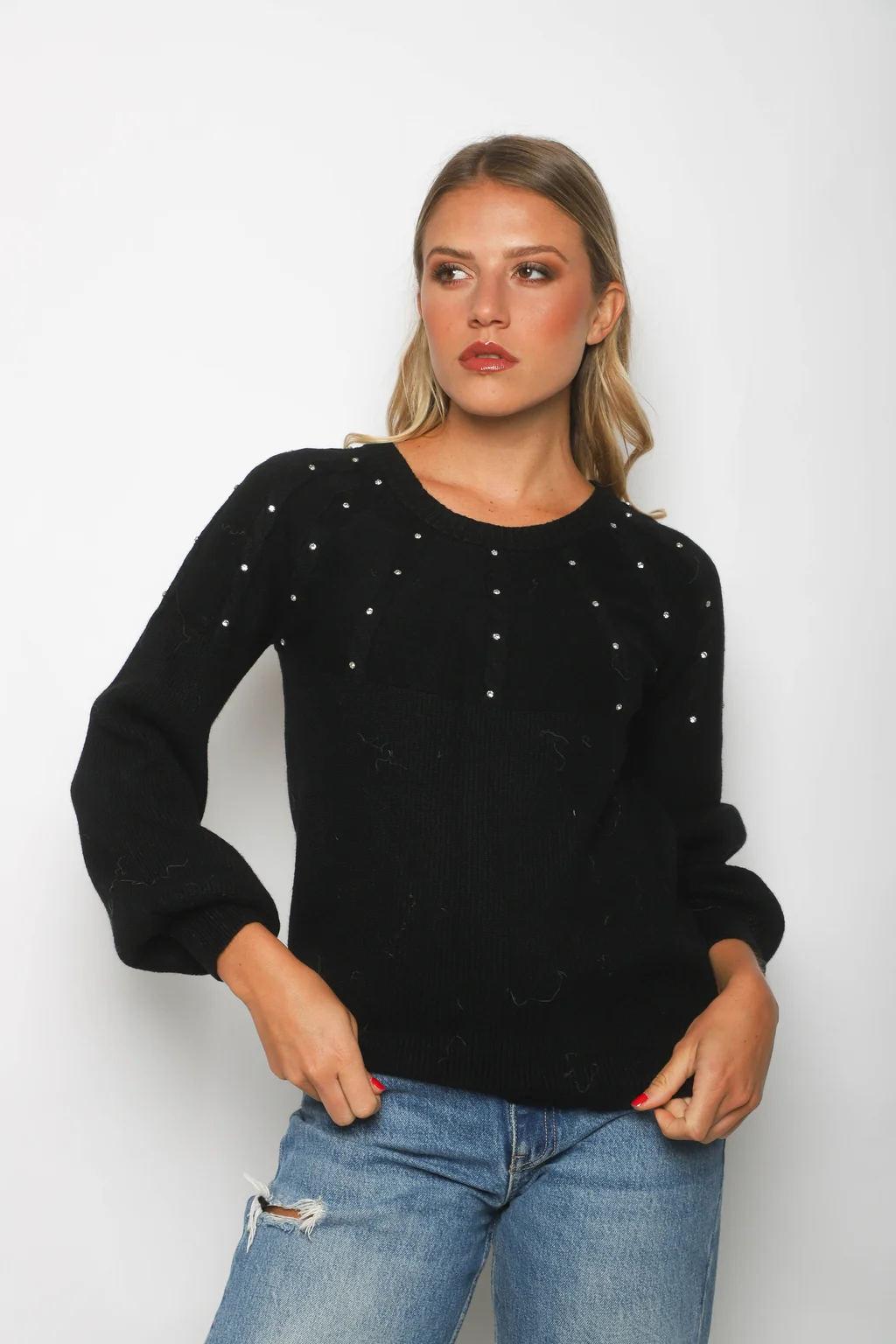 Sweater KANU Bremer con Apliques GUL802