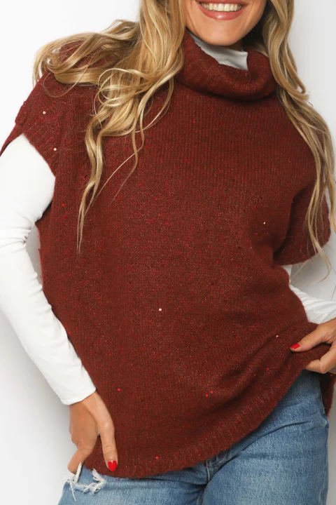 Polera MOMMA Manga Corta con Lentejuelas GU67601