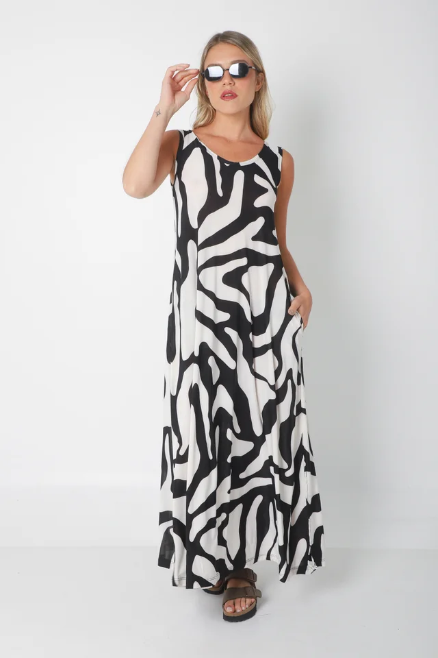 Vestido Joy Sunset con Bolsillos