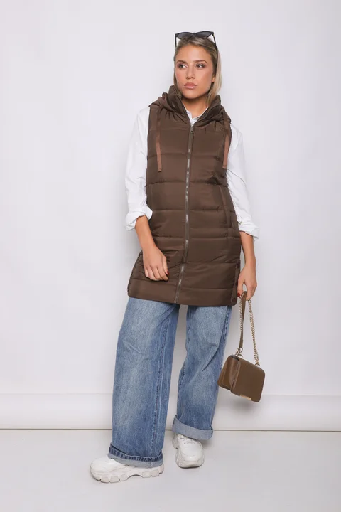 Chaleco Largo Botones ALPES GU98507