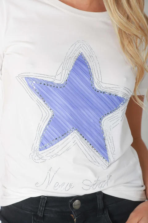 Remera BLUE STAR C/ Piedras GU15811