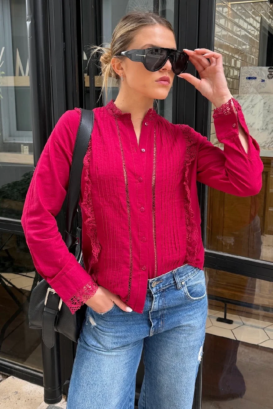 Camisa VANCY Tablitas LINO GUK68
