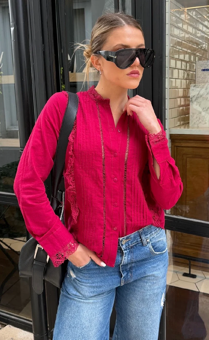 Camisa VANCY Tablitas LINO GUK68