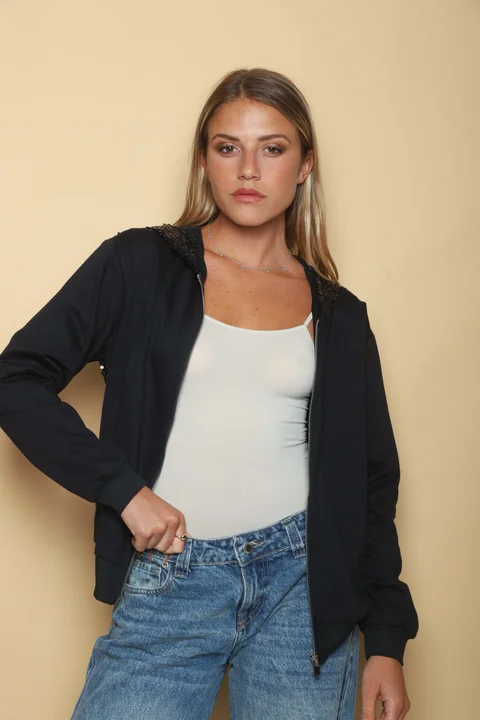 Campera  Brilliant con Lentejuelas GUK119