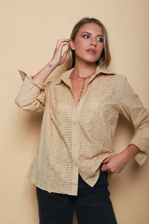 Camisa Debie Broderie GUK4118