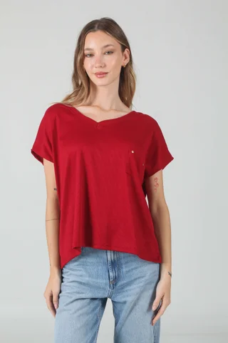 Remera Ancha Morley Siney Con Bolsillo - Vista 3