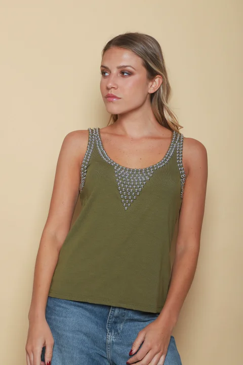 Musculosa Lizzie Tachas GU4024