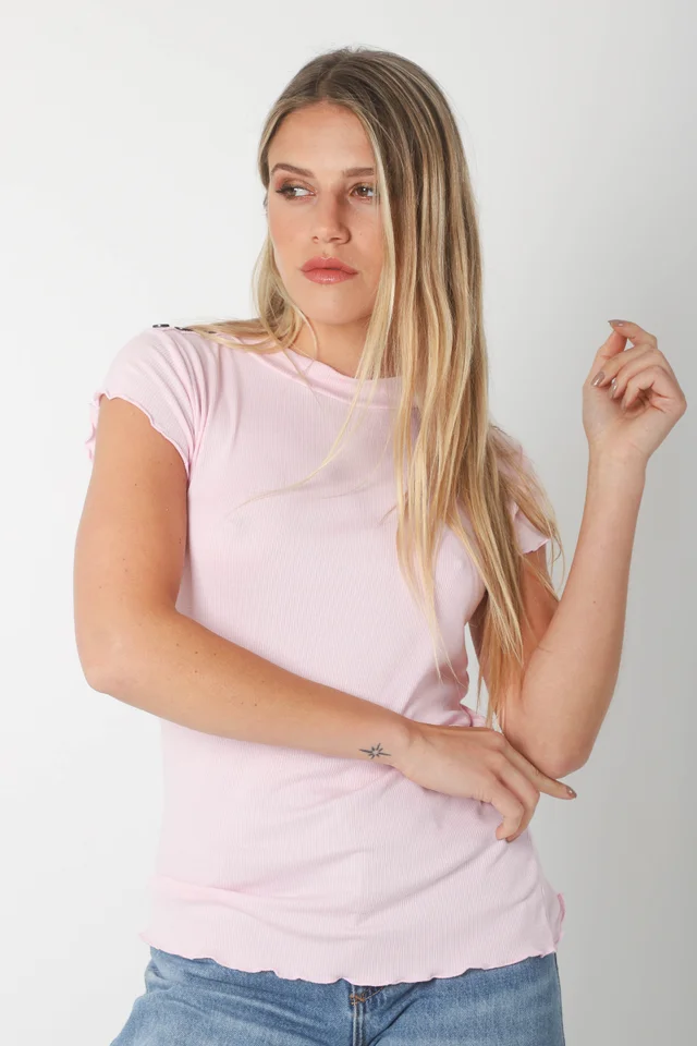 Remera MAKENA morley c/ Botones