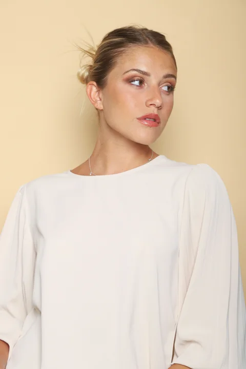 Camisola CHELSEA c/ Manga Larga Ancha Plizada GU0340