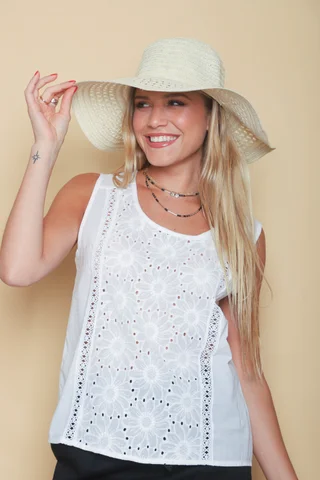 Blusa VALLEY Broderie GUK70208 - Vista 5