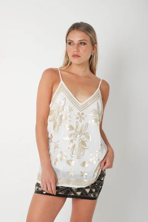 Musculosa REINIS Gasa c/canutillos GUK70130