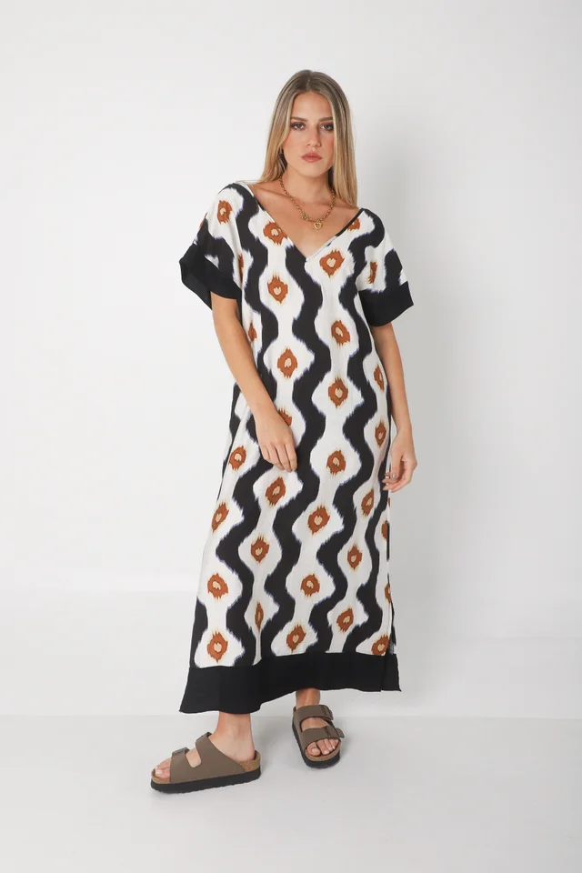 Vestido DOMINIQUE SERI LINO GUK70143-3