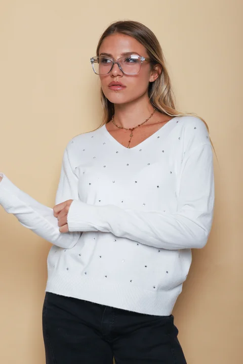 Sweater SENA Bremer c/ Strass GU615