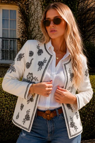 Chaqueta LOREIN Gabardina Bordada GU6004 - Vista 5