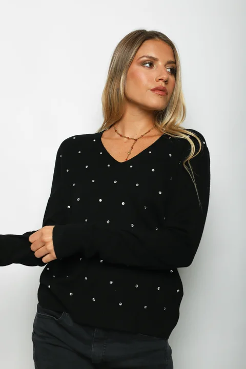 Sweater SENA Bremer c/ Strass GU615