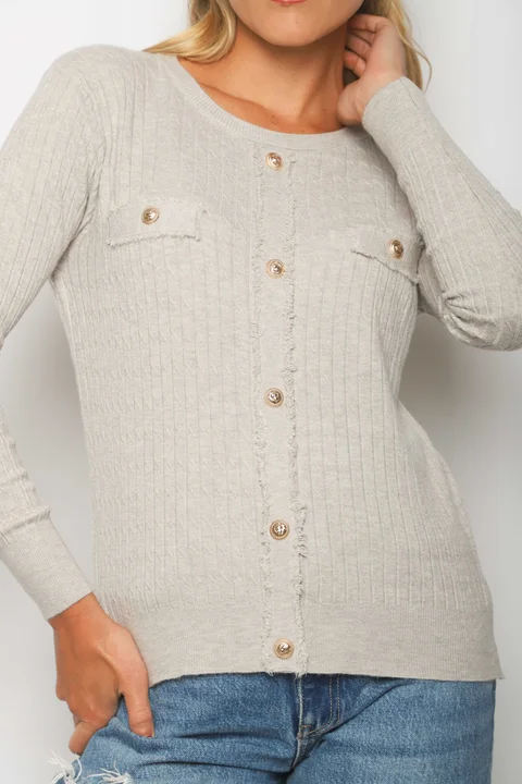 Sweater Saco MONTECARLO Bremer con Botones GU37123