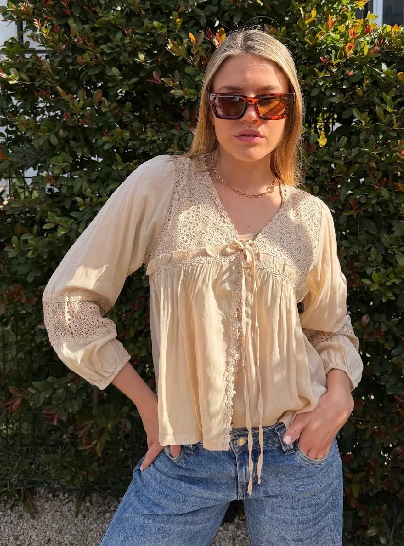 Blusa ROCKET Con Broderie  GU70123