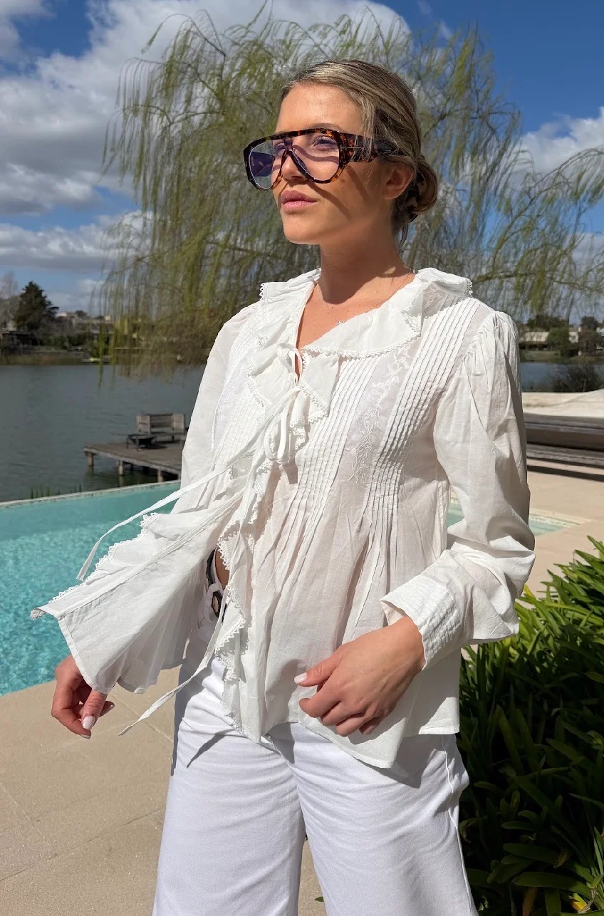 Camisa CARLY Con Volado GU70257