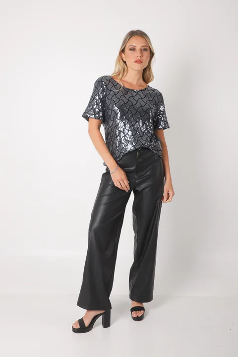 BLUSA DIAMONDS c/lentejuelas GU5196