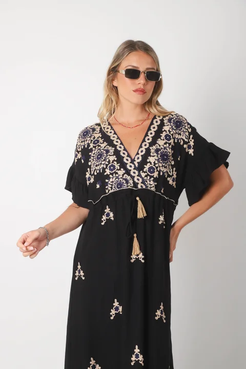 Vestido ZARAGOZA Bordado GU0533