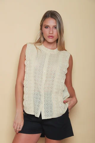 Blusa VIGO Broderie GUK70211 - Vista 5