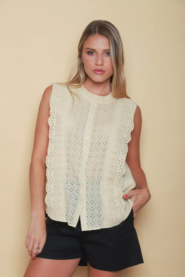 Blusa VIGO Broderie GUK70211